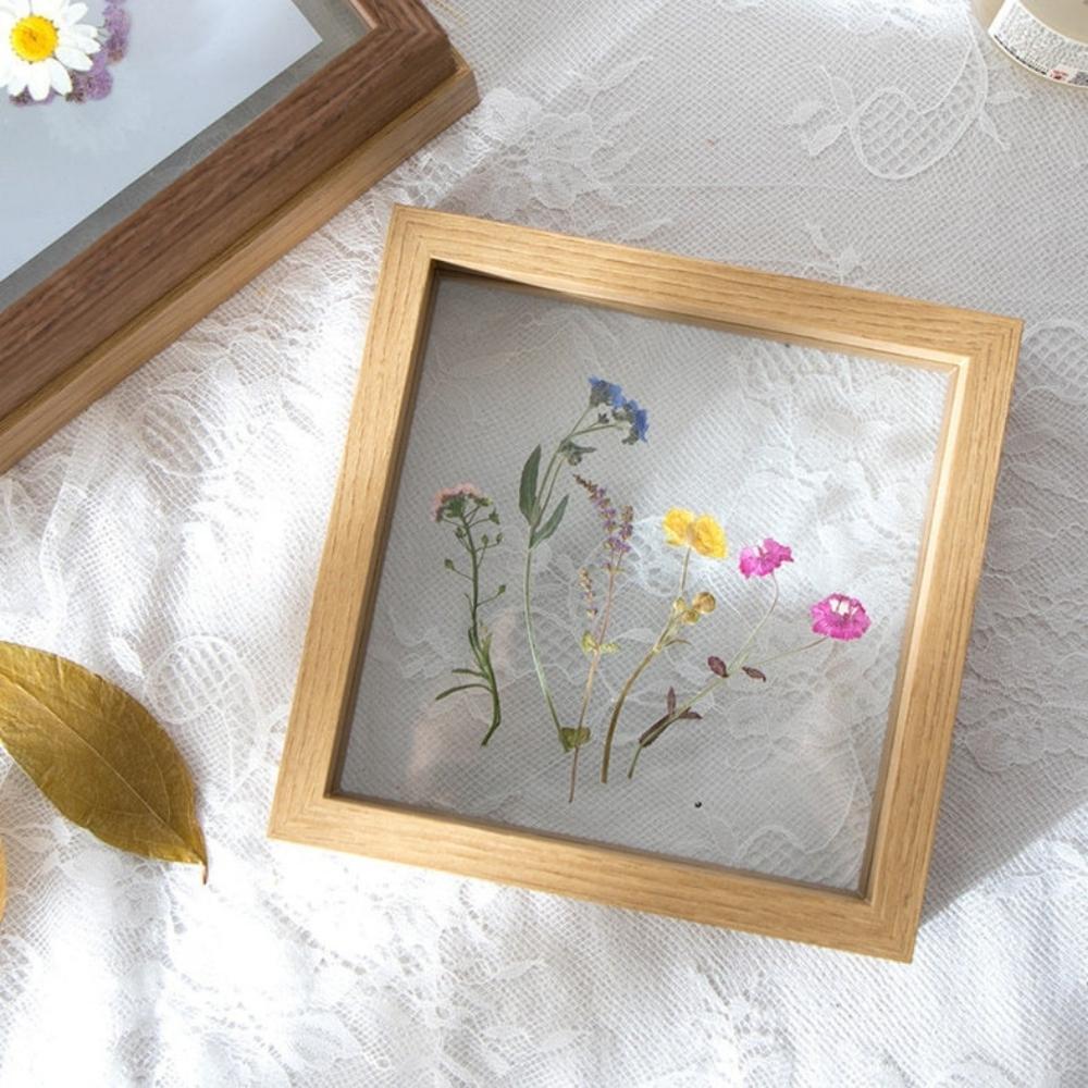 Rustic Wood Double Sided Glass Press/Photo Frame - Picture 26 of 27