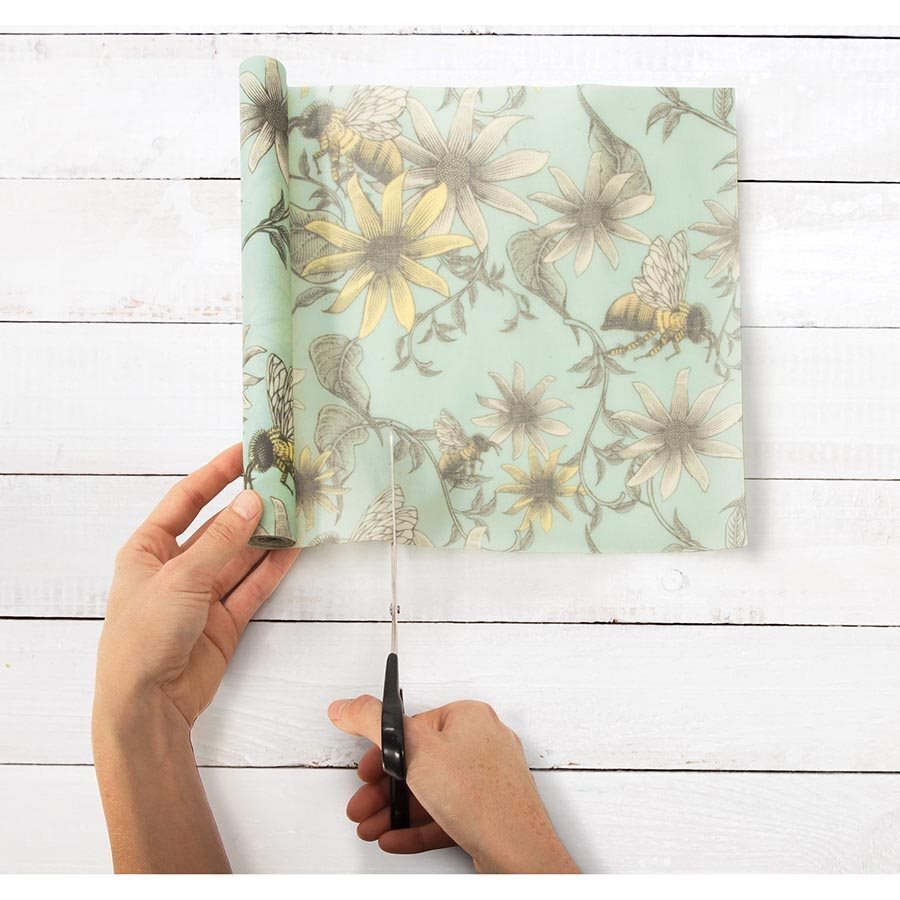 IS Gift ReusableBeeswax FoodWrap Bees 1M - Picture 9 of 10