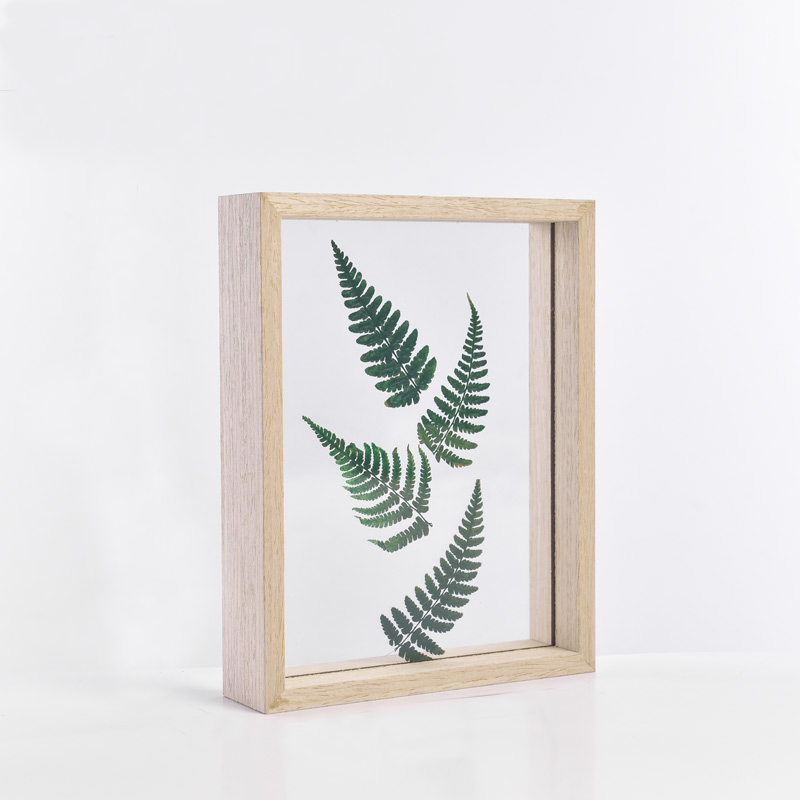 Rustic Wood Double Sided Glass Press/Photo Frame - Picture 7 of 27