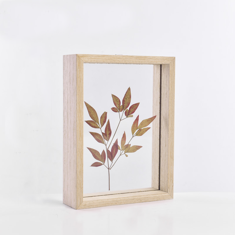 Rustic Wood Double Sided Glass Press/Photo Frame - Picture 11 of 27