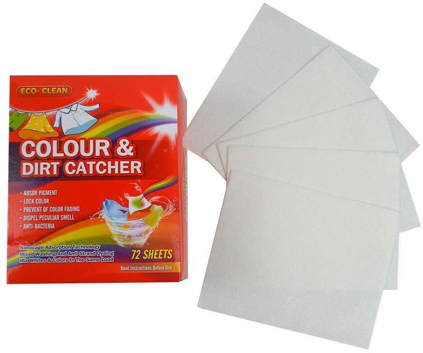 Eco-Clean Colour Catcher 72 sheets Prevents Colour Runs