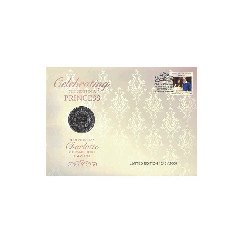 princess charlotte prestige coin stamp cover