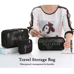 Pack-in-Style Tolietries and Electronics Travel Organisers (3pc) Set
