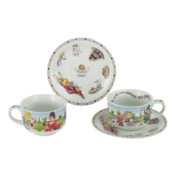 Cardew Alice in Wonderland Tea Party Cup & Saucer