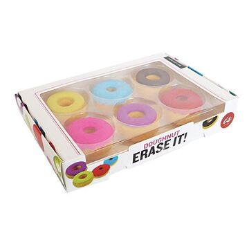 IS Gift Erase It! Doughnuts (Pack of 6 Erasers)