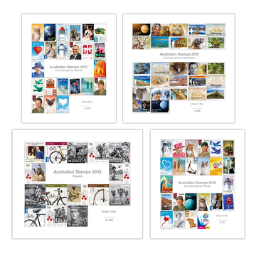 Australian Stamp 2015 Multisheets Collection