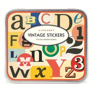 Cavallini Vintage Alphabet Stickers