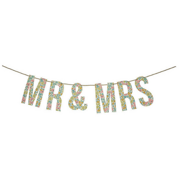 Poppy & Daisy Mr and Mrs Paper Garland