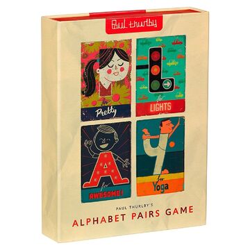 Paul Thurlby Alphabet Pairs Flash Card Game