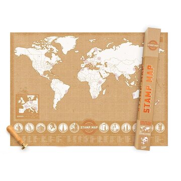 Luckies of London Stamp Map