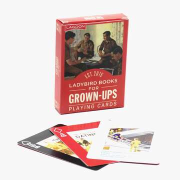 Lagoon Ladybird Books Playing Cards For Grown Ups