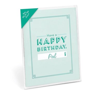 Knock Knock Happy Birthday - Fill In The Love Card Booklet