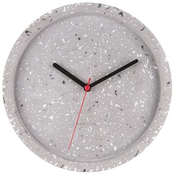 Karlsson Wall Clock Tom Terrazzo – Grey