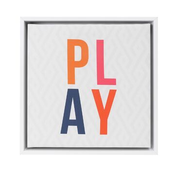 Splosh Bright and Bold Play Framed Canvas 34x34