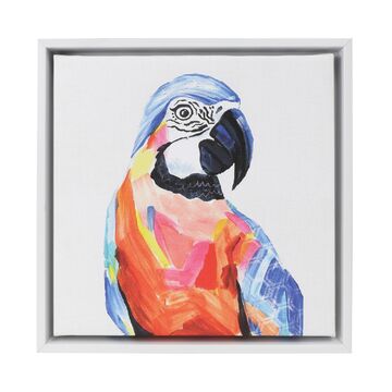 Splosh Bright and Bold Parrot Framed Canvas 34cm