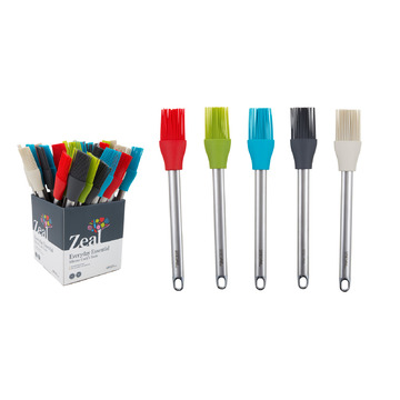 Zeal Silicone Head Stainless Steel Basting Brush