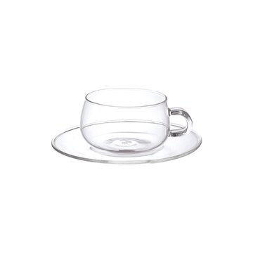 Kinto Unitea Cup & Saucer 230ml Glass