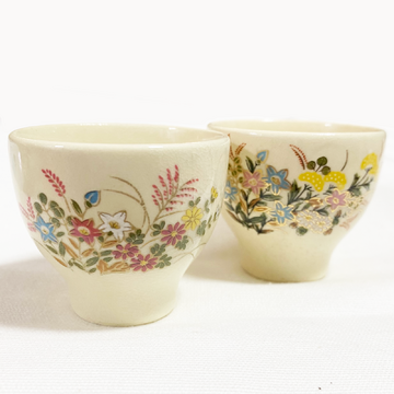 Rokuro Blut's Handmade Porcelain Sake Cup (Set of 2)