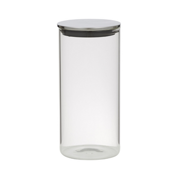 Davis & Waddell Glass Canister with Stainless Steel Lid 1.4L
