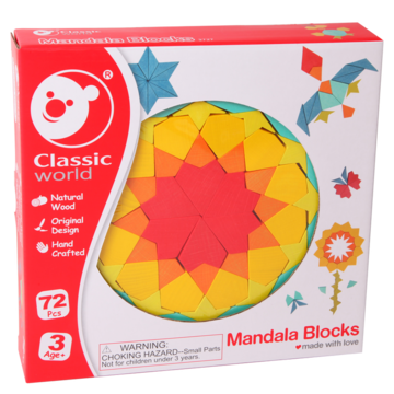 Classic World Mandala Puzzle Blocks