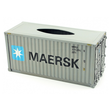 Maersk Diecast Metal Shipping Container Tissue Box