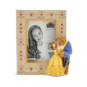 Jim Shore Disney Traditions Beauty and the Beast Photo Frame