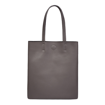 Minimalist Double Handle Ash Grey Tote Bag