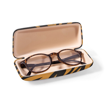 IS GIFT Glasses Case Animal Print Assorted