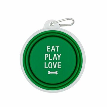 Say What Dog Bowl Eat Play Love