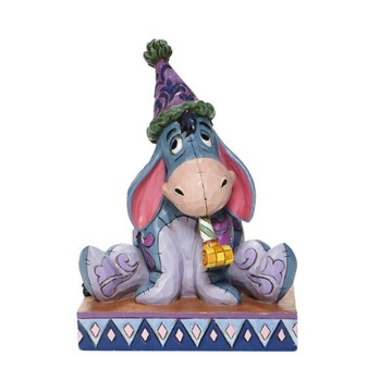 Jim Shore Disney Traditions Eeyore with Birthday Hat