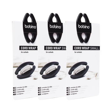 Bobino Cord Wrap - Small Charcoal (Set of 3)