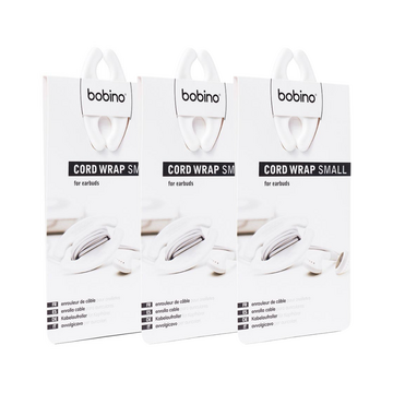 Bobino Cord Wrap - Small Cream (Set of 3)