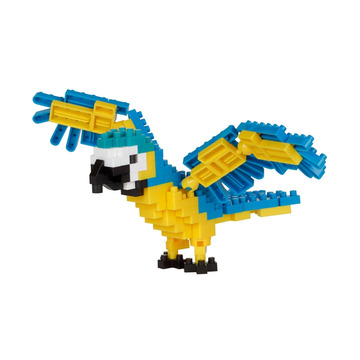Nanoblock NBC_343 Blue and Yellow Macaw