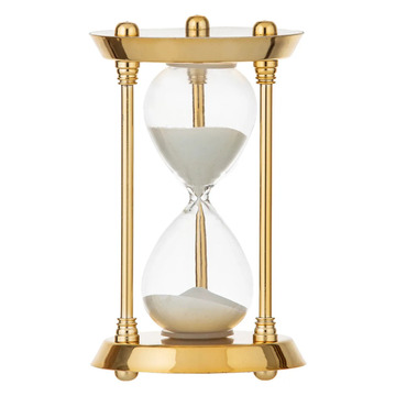 Amalfi Gold Regency Hourglass 15 Minutes