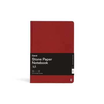 Karst Hard Cover A5 Notebook Grid Pinot