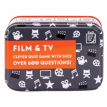 Gifts for Grown Ups Film & TV Quiz Game in a Tin