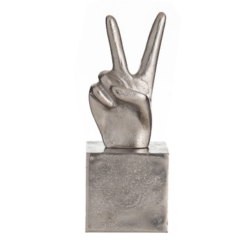 Amalfi Peace Sculpture 20cm Silver