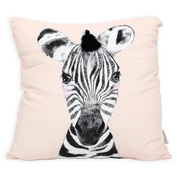 Baby Zebra Cushion 45cm Pastel