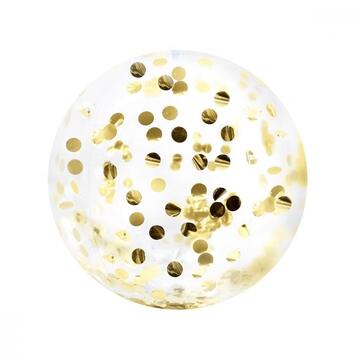 Minnidip Gold Confetti Beach Ball