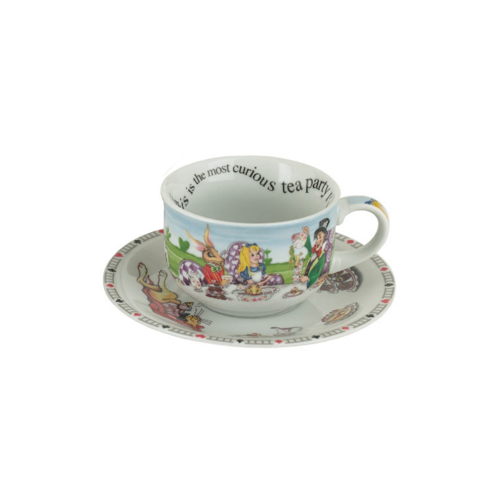 Cardew Alice in Wonderland Tea Party Cup & Saucer