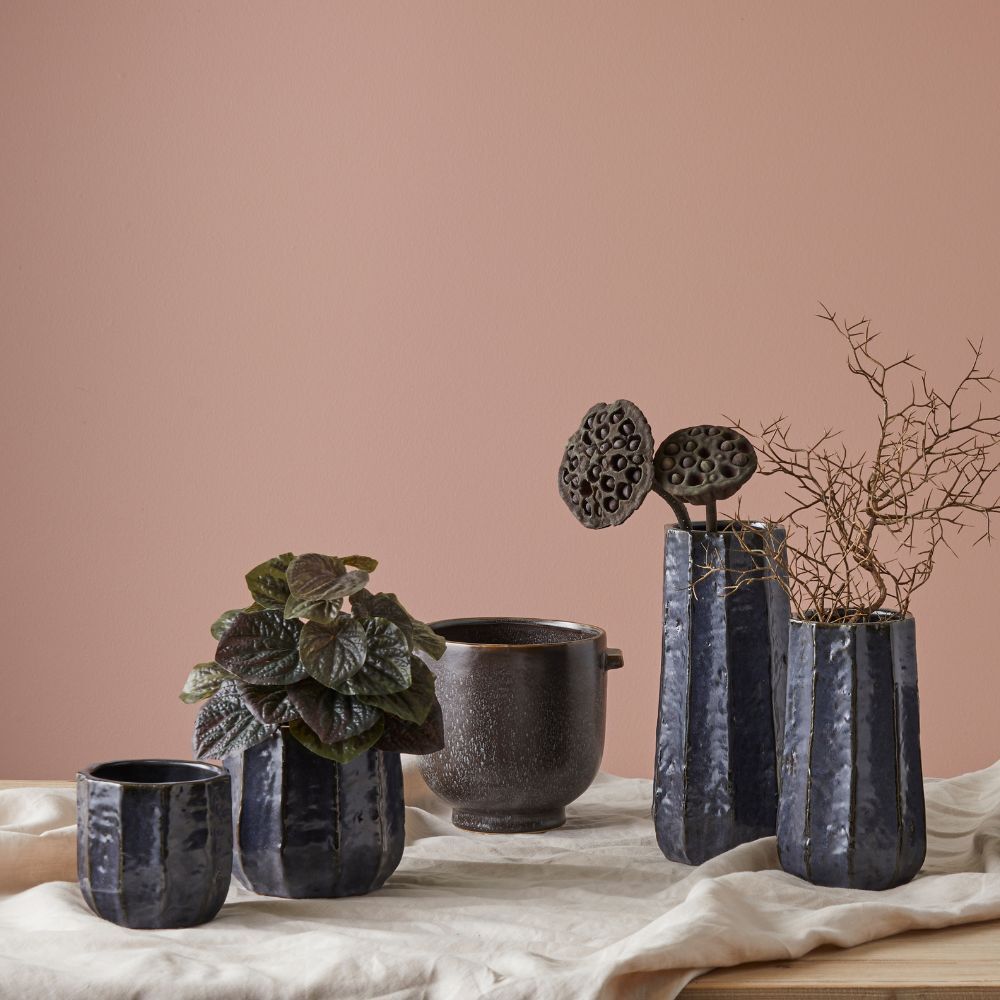 Rogue Beatrix Pot Dark Blue 14cm