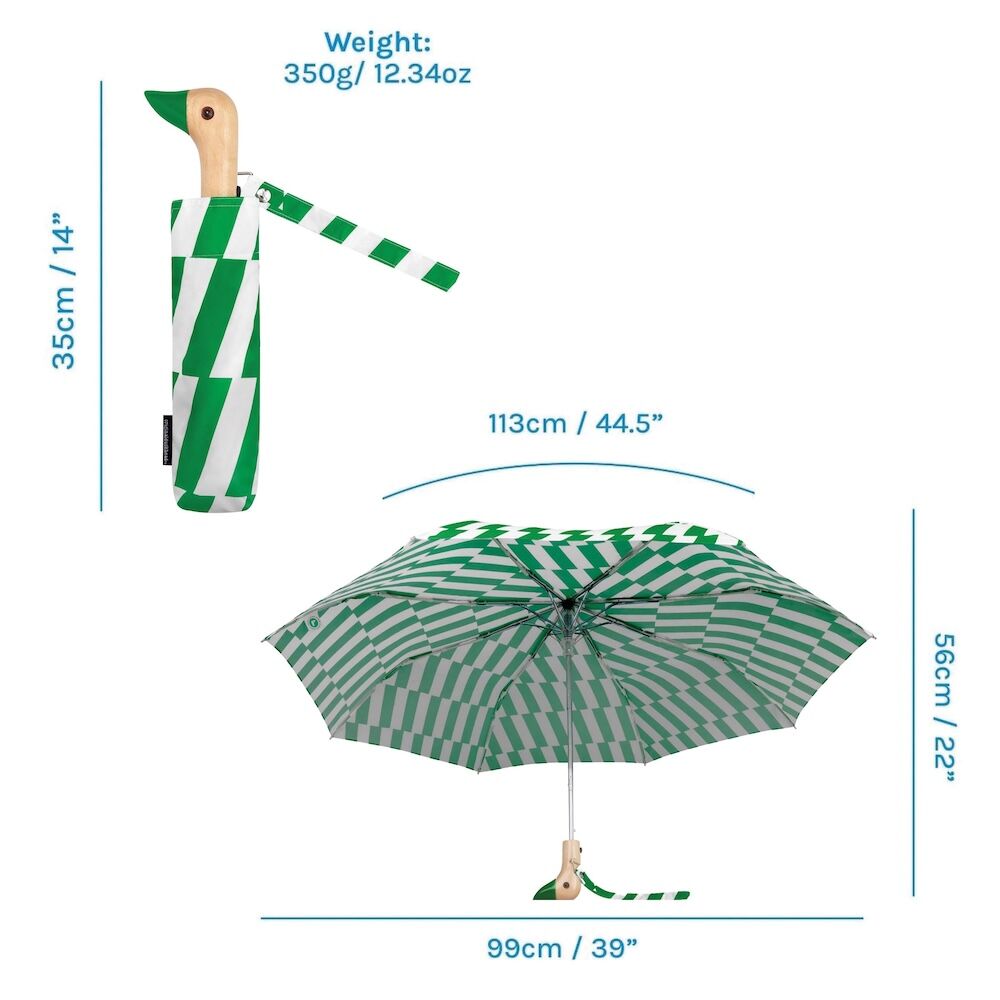 Original DuckHead Duck Umbrella Compact - Kelly Bars
