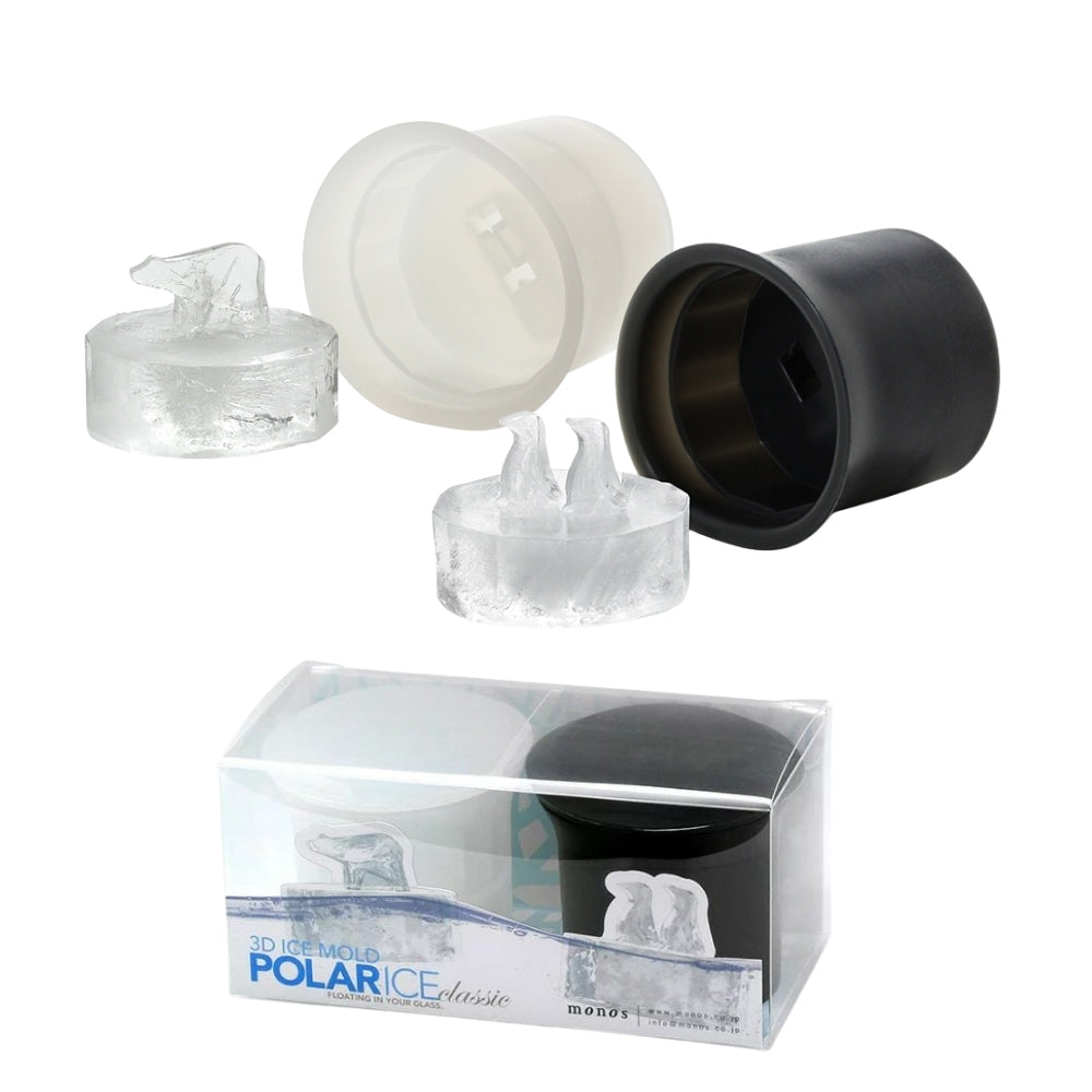Polar Bear and Penguin Shape Silicone Ice Mold (Set of 2)