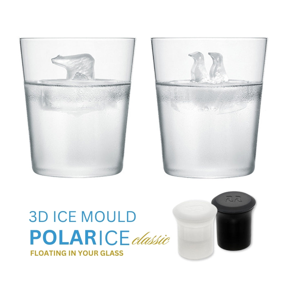 Polar Bear and Penguin Shape Silicone Ice Mold (Set of 2)