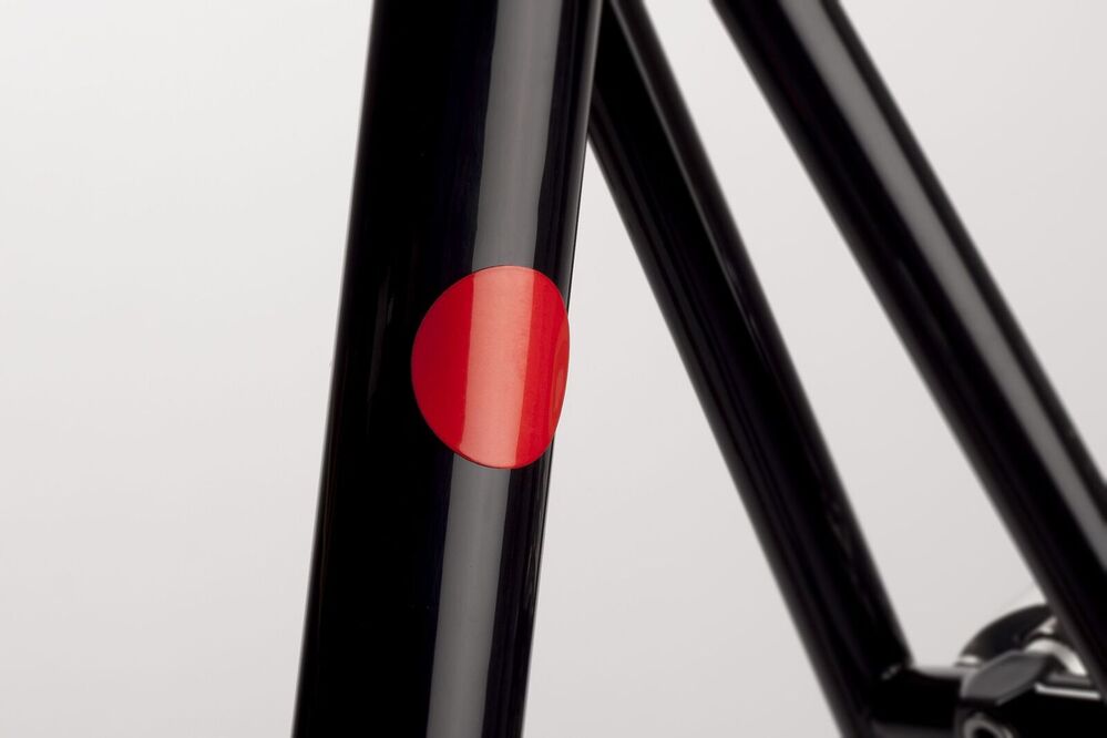 Bookman Red Sticky Bicycle Frame Reflectors