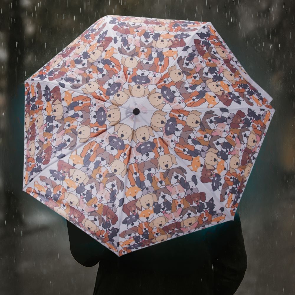 The Dog Collective Compact Foldable Umbrella (Assorted)