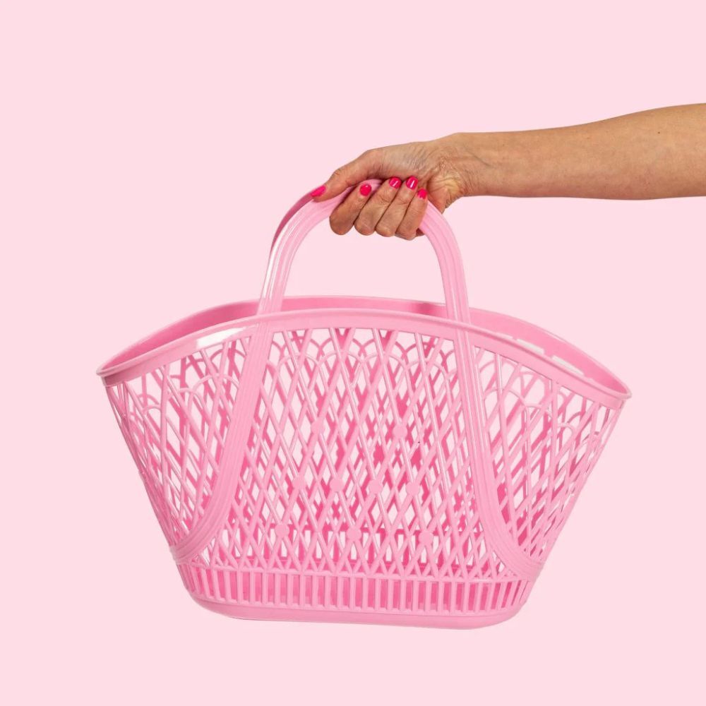 Sun Jellies Betty Basket Bubblegum Pink