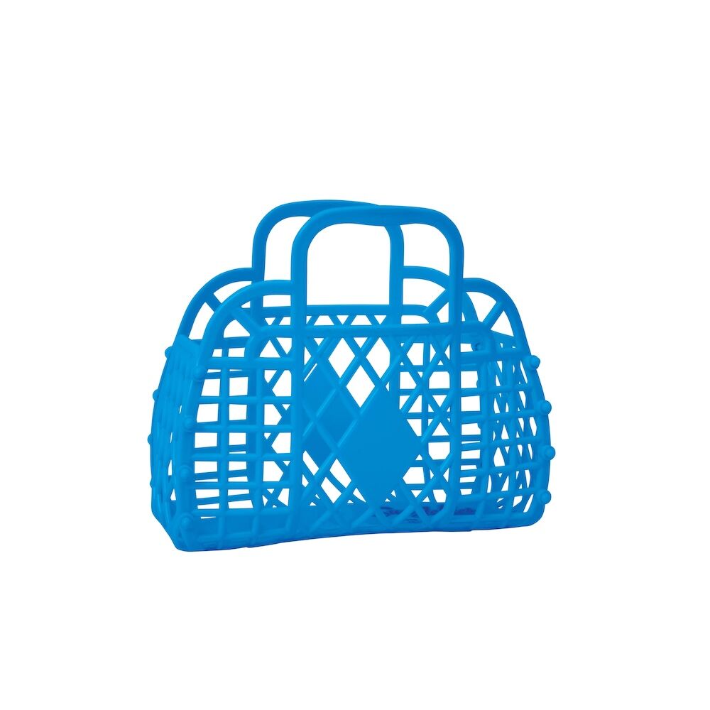Sun Jellies Retro Mini Basket Royal Blue