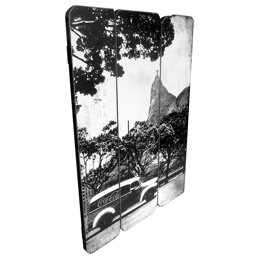 Coca-Cola Landscape Rio Vintage Wooden Wall Plaque