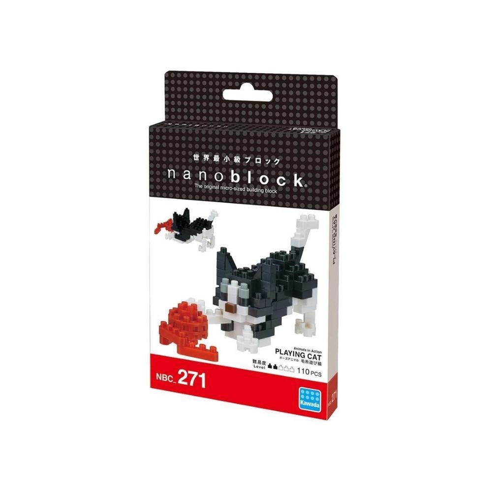 Nanoblock NBC_271 Playing Cat